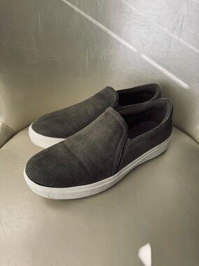 Dr. Scholl’s Army Green Slip-on Suede Sneakers-Women’s 11